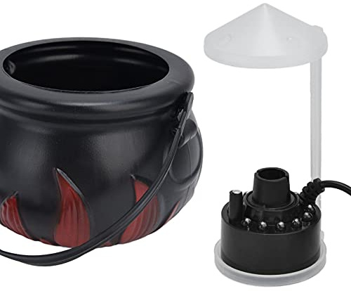 TARSHYRY Machine à Fumée pour Pot de Sorcière D'Halloween, Brumisateur avec Changement de Couleur LED Accessoire de Fête, Brumisateur Fontaine D'eau étang Machine à Brouillard (Prise UE)