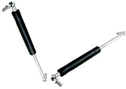 weich schließende Dämpfer, Gasdruckfedern, 2 Stück 60–240 mm Hub, pneumatische Gasfeder, Hebepropeller-Dämpfer, 30 N–1000 N, Klapptür, Bettkasten, Fenster, Oberlicht, pneumatische Federscharniere, ges