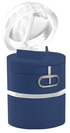 Taglierina per pillole, taglierina per tablet, divisore per pillole, organizer per pillole da viaggio | Trituratore compatto da viaggio per pillole, divisore per pillole con