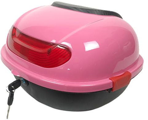 SOLUSTRE Motorrad Heckkoffer Pp Material Mit Rückenlehne Vielseitiger Gepäckkoffer Für Motorradheck Topcase Für Werkzeugaufbewahrung Und Sicheren Transportschutz