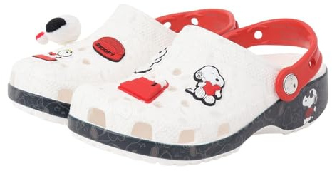 Crocs Unisex Barn Peanuts Classic Clog K Clog, mång, 38/39 EU