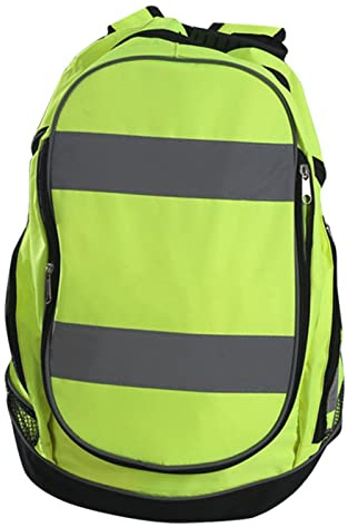 Mochila reflectante para bicicleta – Mochila para viajeros ciclistas, mochila reflectante para bicicleta de montaña | Mochila de seguridad de alta visibilidad, impermeable reflectante para R,