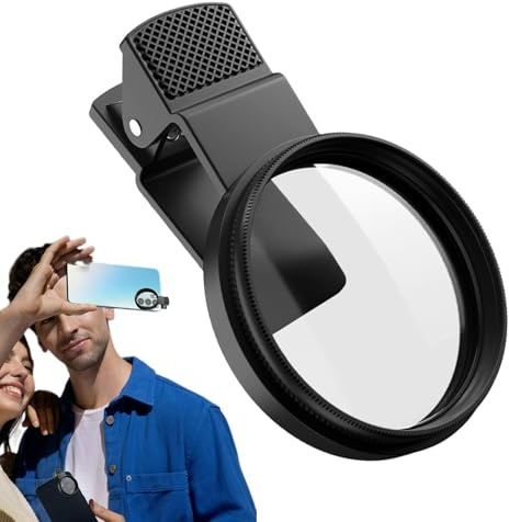 - Lente polarizada HD para fotografía móvil, filtro Cpl antideslumbrante | Slim Smartphone Camera Accesorios para disparos al aire libre, control de reflexiones, foto vívida