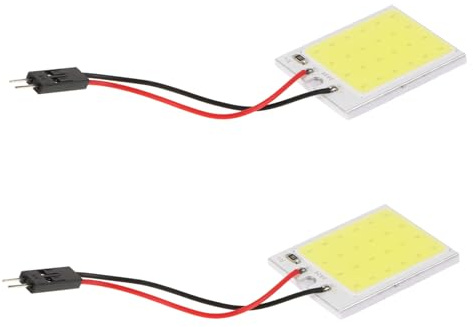 Alipis 2pezzi Luce Led Interna Auto Da Tetto Pannello Soffitto Auto Led Basso Consumo Illuminazione Morbida e Brillante Per Interni Lampada Da Lettura Per Rv e Veicoli
