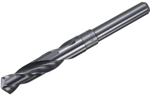 QUARKZMAN 16mm Bohrer HSS Spiralbohrer 135° Reduzierte Schaft Metallbohrer | Nitrierung Schwarz, für Hartmetall Stahl Aluminiumlegierung Holz Kunststoff