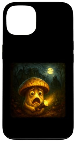 Mushroom Scary Horror Night Flashlight Halloween Ghost Case for iPhone 13