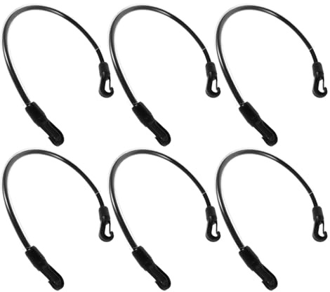 NOLITOY Elastische Beinschlaufen Verstellbare Beinbänder für Pferdedecken 6 Stück mit Doppelseitigen Clips aus Nylon und Kunststoff für Täglichen Wintereinsatz
