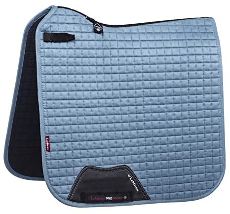LeMieux Unisex-Erwachsene Suede Square Schabracke, eisblau, L