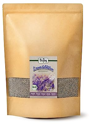 Biojoy Bio-Lavendelblüten getrocknet (500 g), Lavendel-Tee, ohne Zusatzstoffe (Lavandula officinalis)