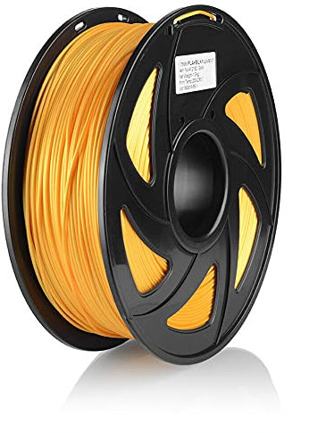 S SIENOC PLA Silk Filament 1KG 3D Drucker PLA Silk Filament 1,75mm 3D Drucker Filament Gold (PLA Silk Gold)