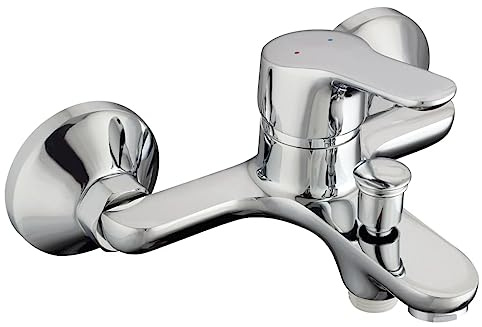 SCHÜTTE Mischbatterie Chrom 105mm Duscharmatur Wannenarmatur für Bad Dusche