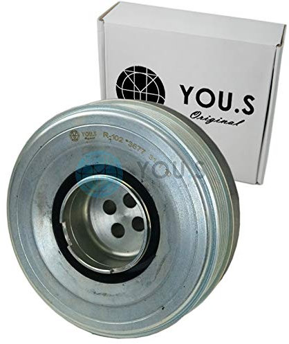 YOU.S Original Riemenscheibe Kurbelwelle 5 Rippen Außen Ø: 156 mm - 11237619245