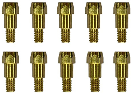 ELCAN 10 Portaboquillas M8 de cobre para antorcha 36kd. Consumibles y accesorios pistola soldar. Portatubos de contacto para torcha soldadura MB36 hilo mig mag