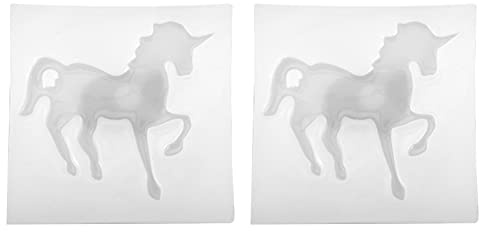 EXCEART 2pièces Moules Silicone pour Résine Époxy Forme De Cheval Moules De Moulage pour Décorations DIY Lot de pour Bricolage