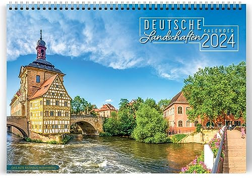 Deutsche Landschaften Kalender 2025, Wunderschöner Kalender 2025 Wandkalender mit atemberaubenden Fotos von Deutschland, von Just Cards