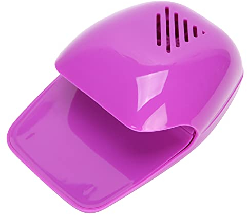 Sèche-Ongles Portable, Mini Ventilateur Professionnel pour Vernis à Ongles Régulier, Gel de Vernis à Ongles à Séchage Rapide, Outil de Manucure (Violet)