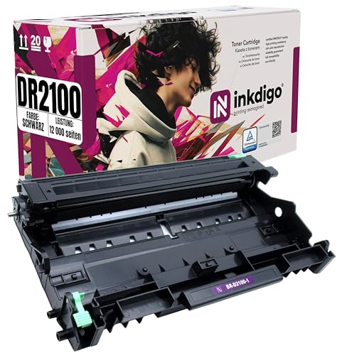 DR2100 XL - Premium TÜV Trommel Schwarz Kompatibel für drucker Brother HL-2170 HL-2170W HL-2170WR MFC-7320 MFC-7320W MFC-7340 MFC-7440N MFC-7440W MFC-7840W