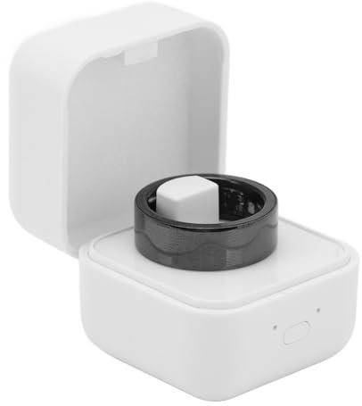 Pyhodi Fitiger Smart Ring, Monitor de Frecuencia Cardíaca 24/7, Sueño, Oxígeno en Sangre, Temperatura Corporal, Podómetro, Smart Ring Health Monitor Fitness Tester para Dormir con (NO 22)