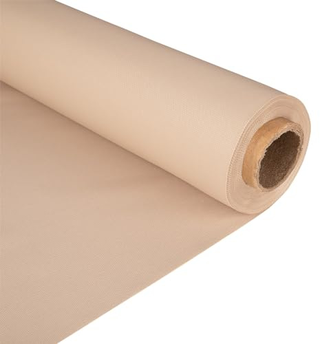 7 Oz Waterproof PU Polyurethane Canvas Fabric - 58 Inch Wide. Awning, Upholstery Material for Outdoor Furniture, Gazebo Covers, Shed Roofing (Stone,5 Metre)