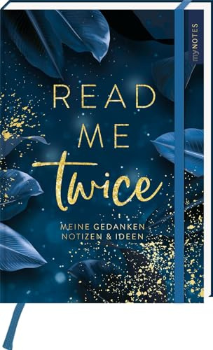 myNOTES Papeterie: Notizbuch A5 Romance: READ ME TWICE | Blankbook medium (A5), gepunktet, für Notizen, Pläne, Ideen (myNotes A5)