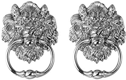 Türklopfer antik 2 stücke Löwe Kopf Türklopfer Fronttürgriff Zug Ring Löwenkopf Großer Zug Ring Türgriff 369