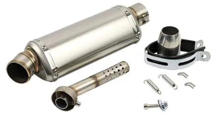 TUHBCX Motorräder Auspuffanlage 38-51MM Universal Für Kawasaki Motorrad Auspuffrohr Escape Schalldämpfer(370mm)