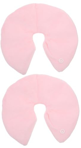 Wiederverwendbare Brust Gelkissen 1 Paar für Stillende Mütter Rosa | Warm und Kältetherapie, Bequeme Passform, Linderung bei Brustbeschwerden, Gel, Pvc und Stoff