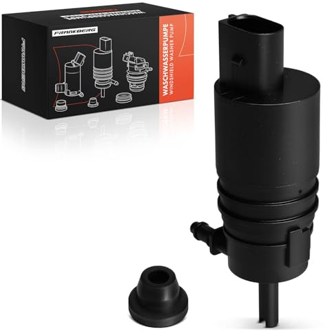 Frankberg Bomba lavaparabrisas Bomba de agua de lavado Limpieza de parabrisas Delantero 2 Polos Compatible con X3 F25 Serie 1 F20 Serie 3 Touring F31 E91 Serie 5 Touring F11 Serie 5 F10 67126934159