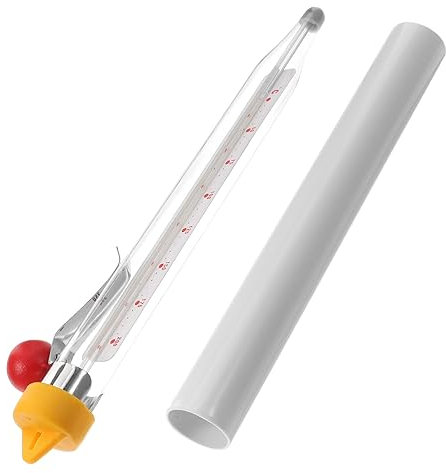 VERDANVERSE Thermomètre à Bonbons à Lecture Instantanée Pour Cuisson Aliments Verre Pour Friture Et Cuisson