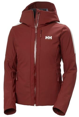 Helly-Hansen Avanti 3-in-1 Softshell Ski Jacket for Women - Versatile, Waterproof, Breathable Skiing-Jacket, 180 Mars Red - M
