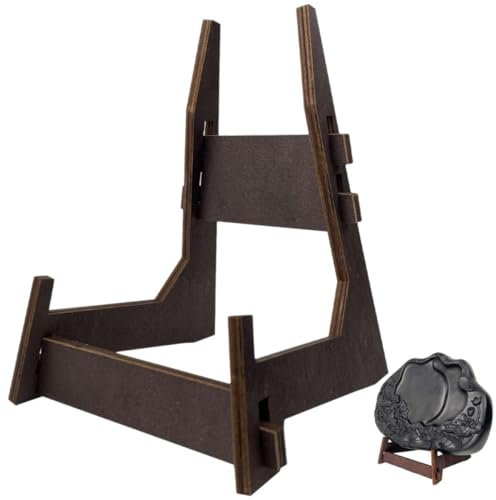 Soporte de Madera Negro Marco para de Sobremesa Oficina y Restaurante