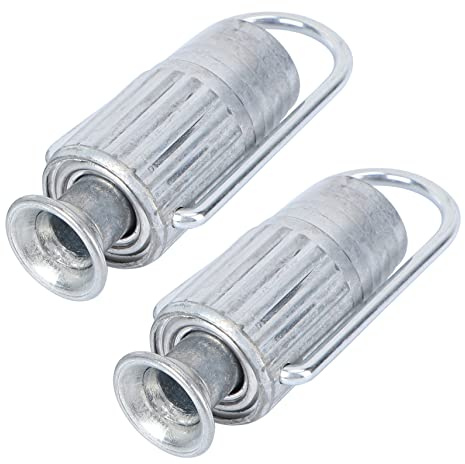 BUTIFULSIC 2pcs Aluminum Clothesline Tightener with Ball Bearing Spring Twist Operation Lightweight Wire Tensioner for Household Laundry Supplies