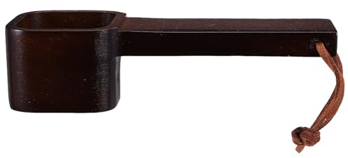 MUCKLILY Cuchara Medidora de Granos de Café de Madera Natural Cuchara Pequeña de 10 G Mango Largo para Té Condimentos y Azúcar Cucharita Medidora Reutilizable para Cocina y