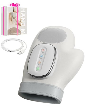Intelligentes Handmassagegerät 2026 mit Wärmekompression Elektrisches Hand Massagegerät für Hände und Handgelenk bei Arthrose und Karpaltunnel Massage Hand Elektrisch Handwärmer