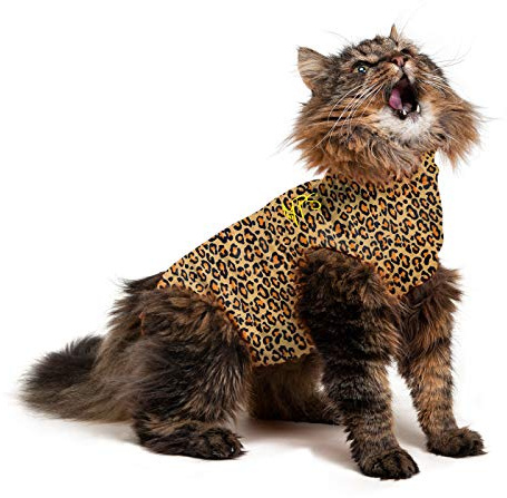 MPS Medical Pet Shirt Katze, Leoparden Print, S