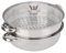Vaporiera per Alimenti a Due Livelli, Pentole per Cottura a Vapore in Acciaio Inossidabile da 27cm/11 Pollici Cuocere a Vapore e Far Bollire con Inserto per Cottura a Vapore e Coperchio in Vetro