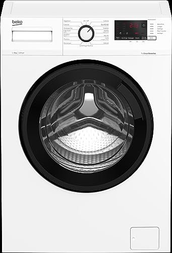 Beko MWUX81282BI/IT - Lavatrice da 8 kg, Classe A, 1200 giri, Inverter, Carica Frontale
