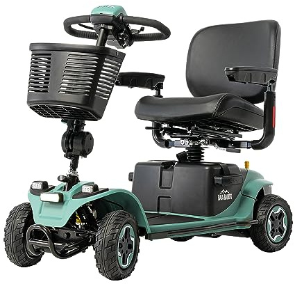 Pride Mobility Baja Bandit BA140 Mobility Scooter, Outdoor 4-Wheel Travel Electric Scooter for Adults, 400 lbs. WC, Up to 8 MPH, 11.25 to 22.5 Miles Range Per Charge