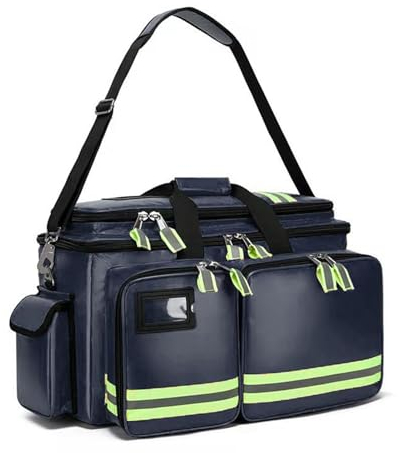 SUYUDD Leeres Erste-Hilfe-Set, wasserdichte, kompakte Notfall-Trauma-Tasche für Zuhause, Büro, Auto, Reisen, Outdoor, Camping, Wandern, Bootfahren