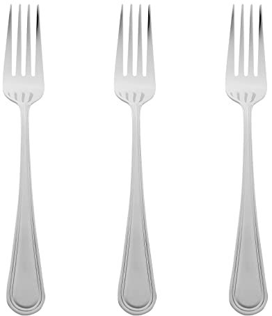 KOCKSHION 3Pcs Small Dessert Fork Set Multi Function Cake Forks for Appetizers Fruits and Seafood Portable Wear Resistant Cutlery for Home and Parties