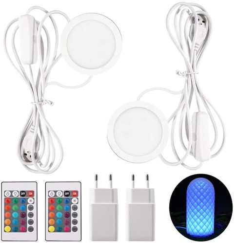 2 piezas de repuesto para impresora 3D LED Strip Light Lighting, modelo de luz nocturna de repuesto de la impresora 3D, accesorios de impresora 3D, kits creativos de lámpara LED, componentes de modelo