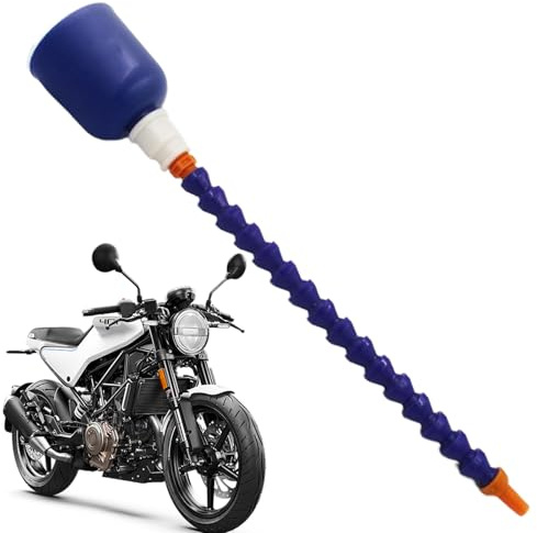 Entonnoir à usage automobile - Entonnoir multifonction flexible - Siphon de remplissage d'huile portable - Manal de sortie rotatif avec large bouche pour l'entretien de la voiture