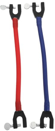 HOODANCOS Connettori Portatili per Punte da Sci 2 Pezzi Accessori per Allenamento Sci per Principianti Aiuto Controllo velocità e Curve Materiali Resistenti Colore Blu e Rosso