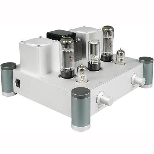 YXZQLOZ Amplificatore Stereo a valvole, Amplificatore Stereo Hi-Fi Single-Ended a valvole, Potenza di Uscita audiofila di 10 W x 2, per sistemi Audio Domestici