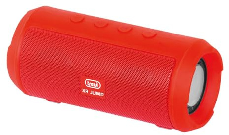 Trevi XR JUMP XR 84 BT Altoparlante Amplificato Portatile con Mp3, Radio, USB, Bluetooth e Batteria Integrata, Rosso