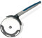 Tasty XXL Pizza Roller, Large Pizza Cutting Tool For Serving and Eating Perfect Pizza Slices, Stainless Steel, Dimensions: 25x11cm, Colours: Cool Dark Blue, Black & Grey