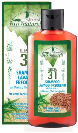Vitamol Bio Naturell Shampoo lavaggi frequenti 100ml linea Olio 31