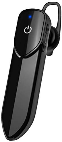 Uonlytech V19 Vivavoce Senza Fili 4.2 Stereo Auricolare Singola dinamica Cuffia Sport Auricolare con Microfono (Nero)