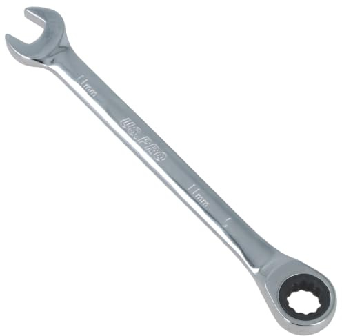 AB Tools - US Pro - Llave de carraca combinada de engranajes métricos de 11 mm, 72 dientes