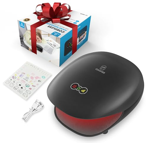 Comfier Kabelloses Handmassagegerät mit Wärme, 3 Knetmodi, Fingermassage, Valentinstagsgeschenke für Sie und Ihn, Geburtstagsgeschenke für Frauen und Männer
